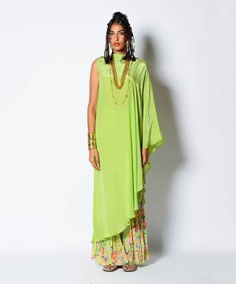Lime Green Vibrant Love Bird 1