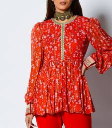 Red Pepper  Peplum Set