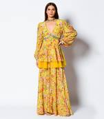 Yellow Marigold Peplum