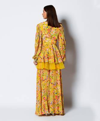 Yellow Marigold Peplum 4