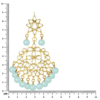 Traditional Gold Plated Kundan & Pearl Earrings For Women 4