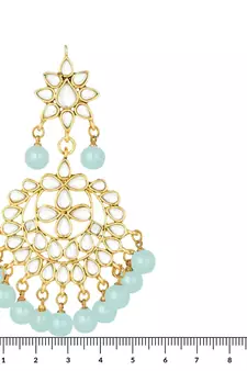 Traditional Gold Plated Kundan & Pearl Earrings For Women