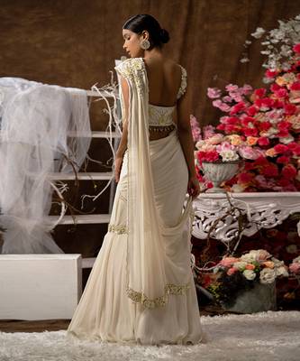 4 piece ready to wear saree set 4