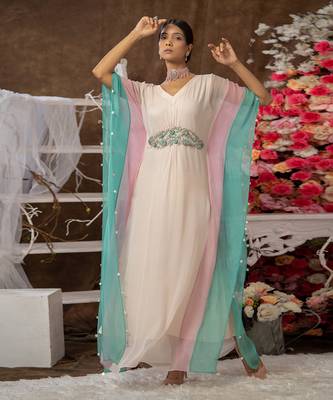 1 piece multicoloured kaftan 1