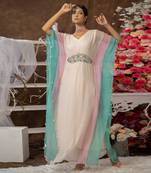 1 piece multicoloured kaftan