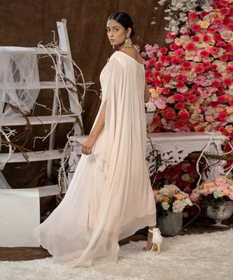 1 piece  multicoloured kaftan gown 4