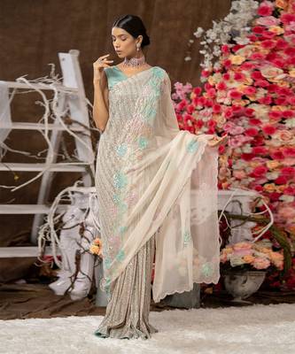 4 piece saree set 1
