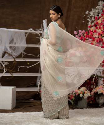4 piece saree set 4