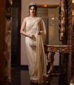 Ivory Saree Set