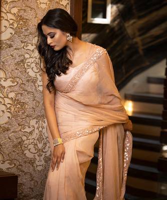 Embroidered Saree Set 4