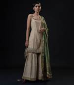 Miro Garara Set ( Kurti + Garara + Dupatta )Hand Embroidered