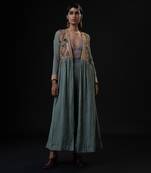 Season Jacket Set (Bralette +Pants )Hand Embroidered