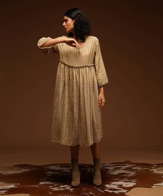 Shimmer Kurta DressHand Embroidered 3