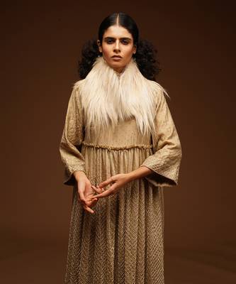 Shimmer Kurta DressHand Embroidered 4