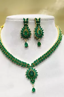 Green necklaces