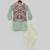 Pink Embroidery Jacket and Silk Kurta Chudidar