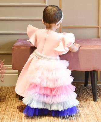 Pink Lycra Dress and Net Frills Trail 2