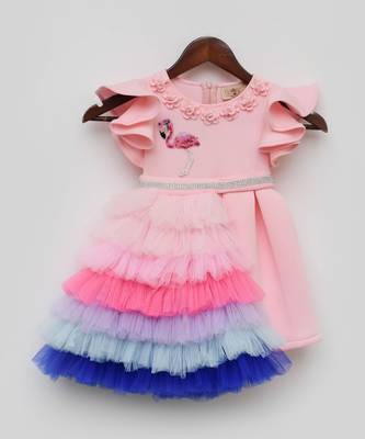 Pink Lycra Dress and Net Frills Trail 3
