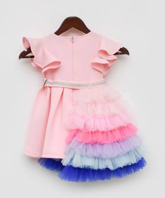 Pink Lycra Dress and Net Frills Trail 4