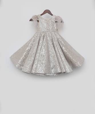 Golden Sequins Gown 3
