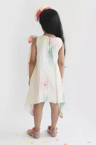 Splashes Print Dress