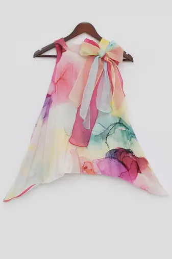 Splashes Print Dress