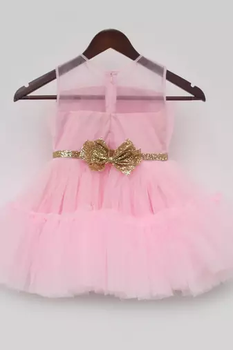 Pink Net Frock
