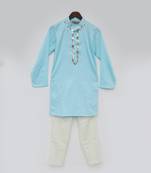 Blue Silk Kurta and Pant