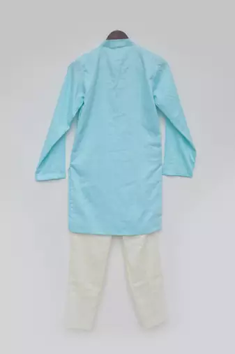 Blue Silk Kurta and Pant