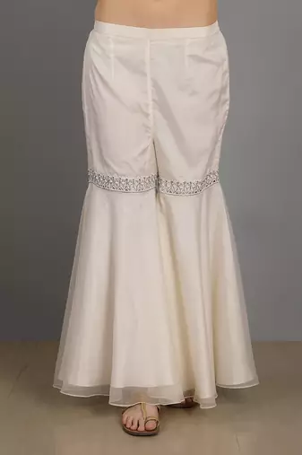 Ehtimaam Ivory gharara Set