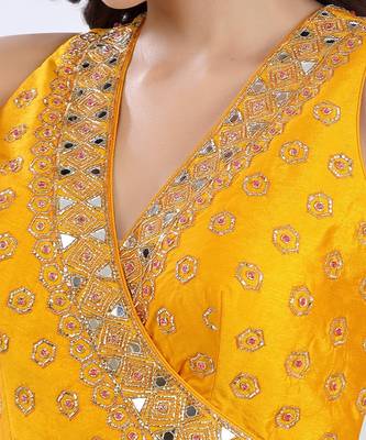 Fazeen Orange Sharara Set 4