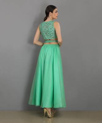 Ghuncha Mint Green Sharara Set 2