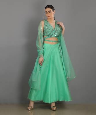 Ghuncha Mint Green Sharara Set 4