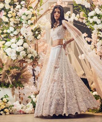 Pink Sage Lehenga 1