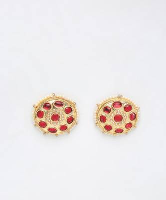 Kundan & Pearl Studs 3