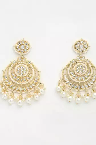 Kundan Pearl Earrings