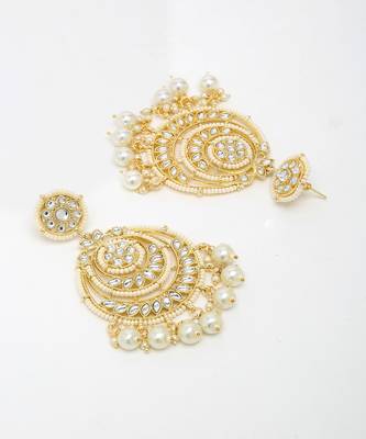 Kundan Pearl Earrings 3