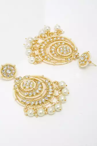Kundan Pearl Earrings