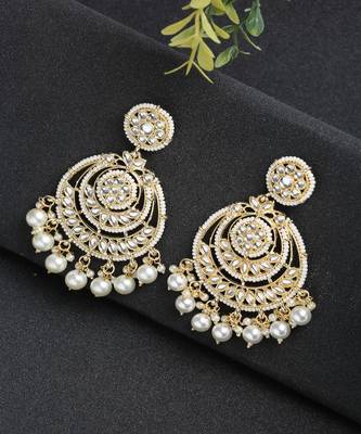Kundan Pearl Earrings 4