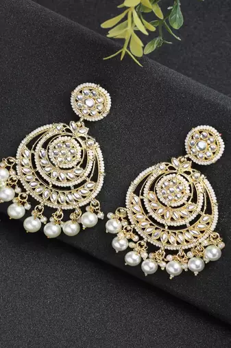 Kundan Pearl Earrings