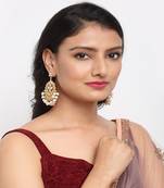 Kundan & Pearl Earrings