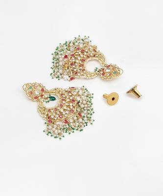 Kundan Multi Stone Earrings 4