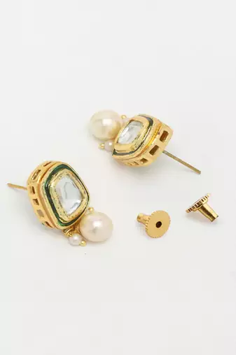 Stone Kundan Earrings