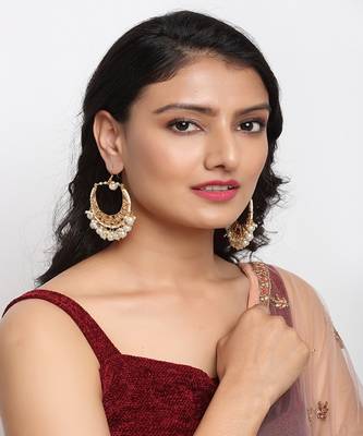 Kundan & Pearl Earrings 1