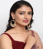 Kundan & Pearl Earrings