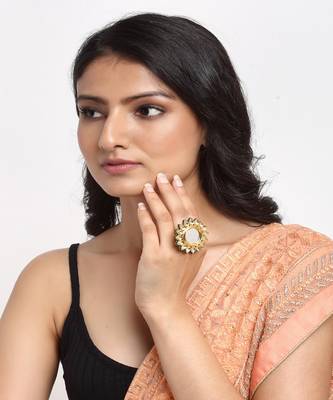 Kundan Cocktail Ring 1