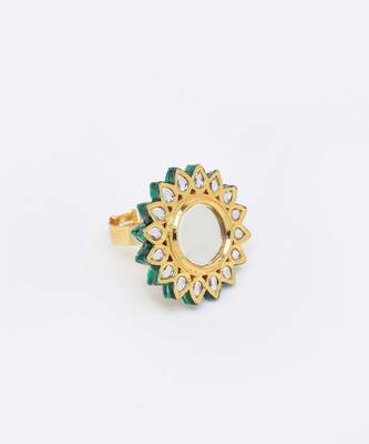 Kundan Cocktail Ring 2