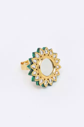 Kundan Cocktail Ring