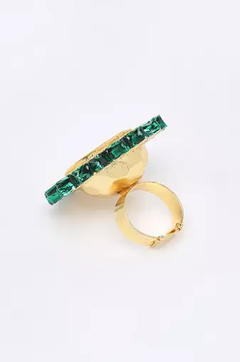 Kundan Cocktail Ring