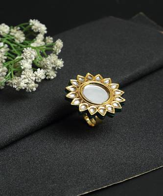 Kundan Cocktail Ring 4